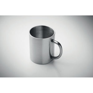 Tazza acciaio inox riciclato Color  Color argento - personalizzabile con logo