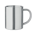 Tazza acciaio inox riciclato Color  Color argento - personalizzabile con logo