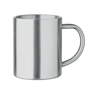 Tazza acciaio inox riciclato Color  Color argento - personalizzabile con logo