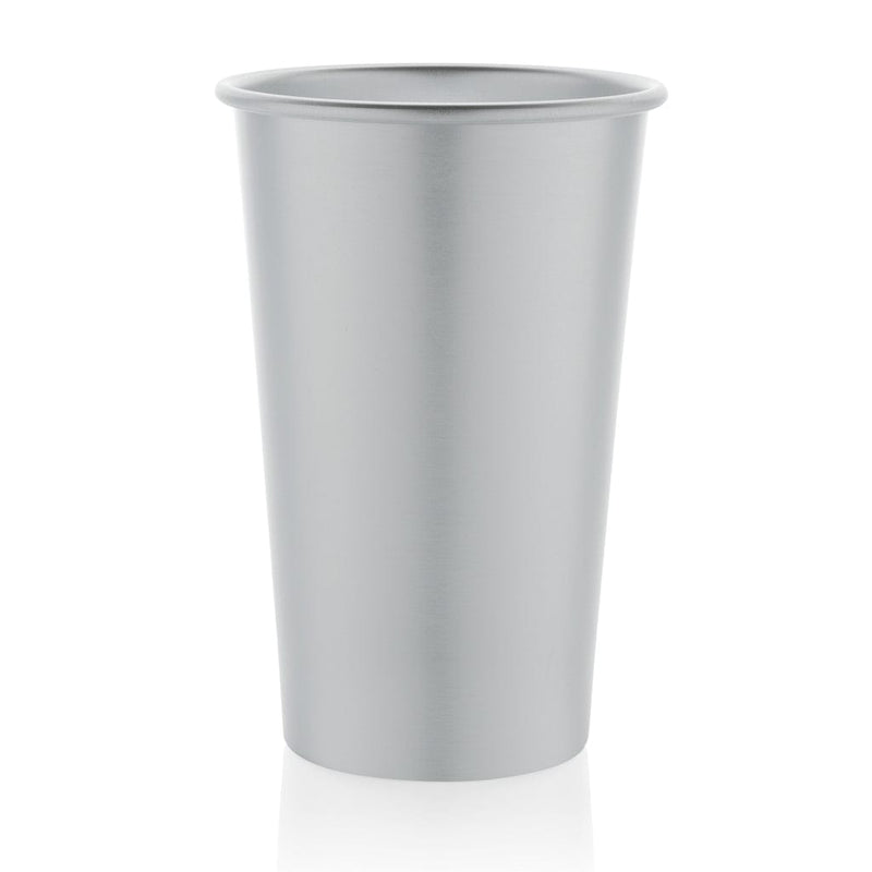Bicchiere Alo in alluminio riciclato RCS 450 ml - personalizzabile con logo