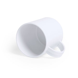 Tazza Antibatterica Plantex bianco - personalizzabile con logo