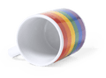 Tazza arcobaleno arcobaleno - personalizzabile con logo