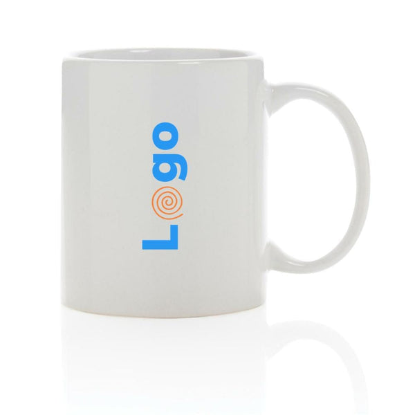 Tazza basic in ceramica - personalizzabile con logo