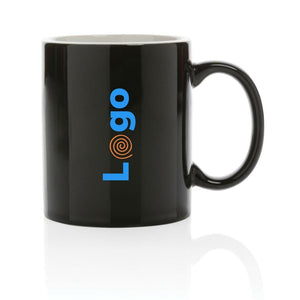 Tazza basic in ceramica - personalizzabile con logo