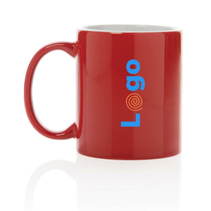 Tazza basic in ceramica - personalizzabile con logo