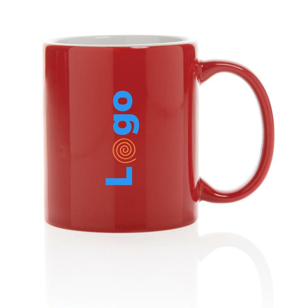 Tazza basic in ceramica - personalizzabile con logo