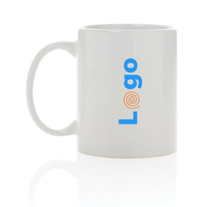 Tazza basic in ceramica - personalizzabile con logo