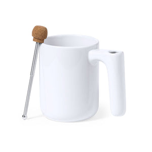 Tazza Beverly bianco - personalizzabile con logo