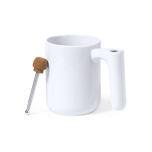 Tazza Beverly bianco - personalizzabile con logo