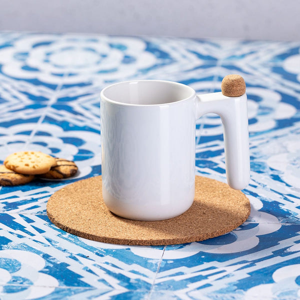 Tazza Beverly bianco - personalizzabile con logo