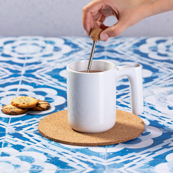 Tazza Beverly bianco - personalizzabile con logo