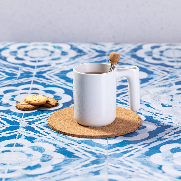 Tazza Beverly bianco - personalizzabile con logo