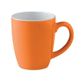 Tazza ceramica colorata 290ml Arancio - personalizzabile con logo