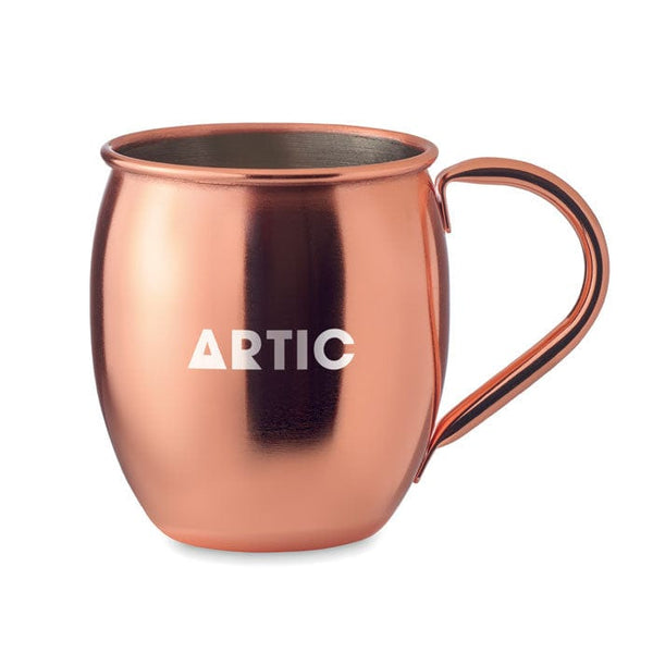 Tazza cocktail in rame 400 ml oro - personalizzabile con logo