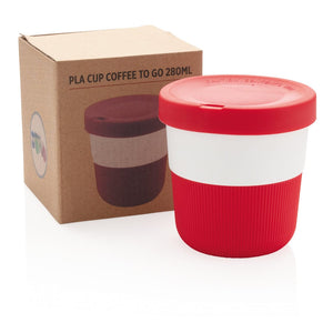 Tazza coffee to go 280ml in PLA - personalizzabile con logo