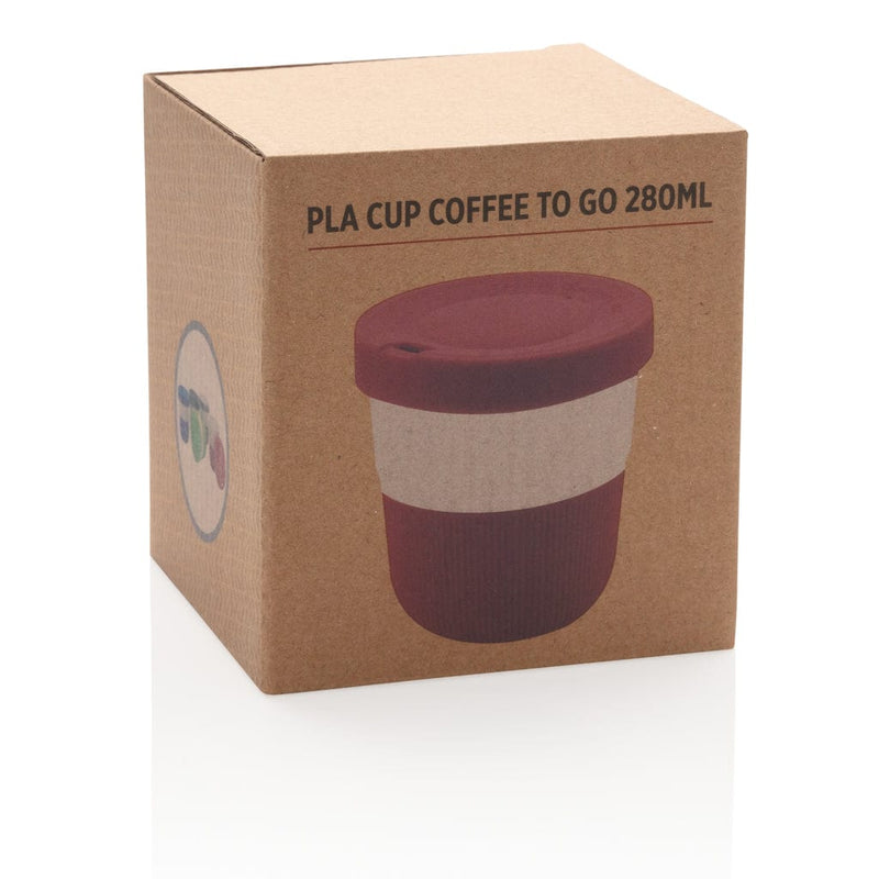 Tazza coffee to go 280ml in PLA Colore: nero, grigio, rosso, blu, verde €7.73 - P432.891