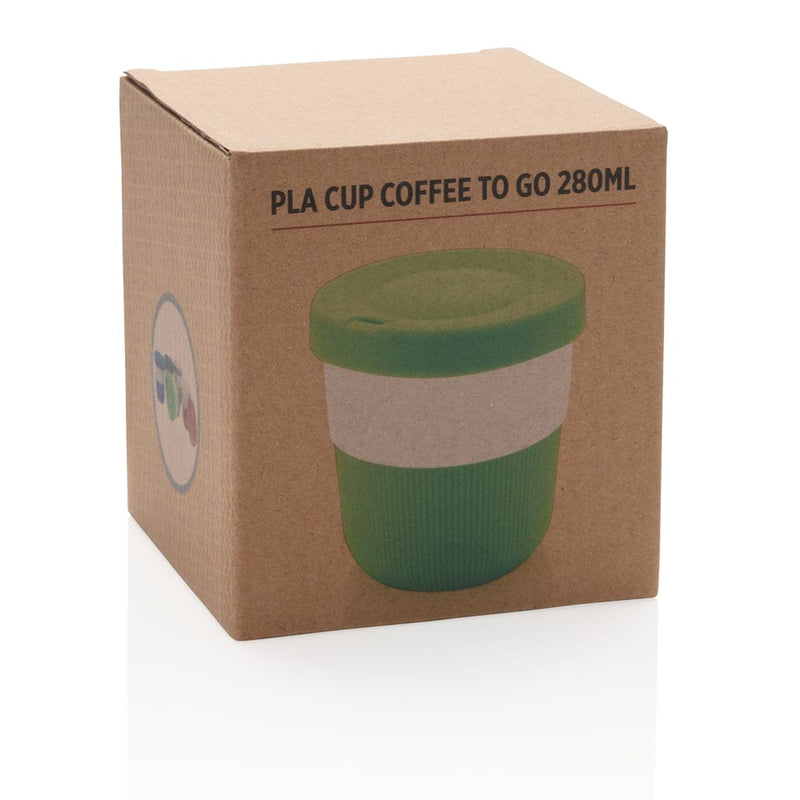 Tazza coffee to go 280ml in PLA Colore: nero, grigio, rosso, blu, verde €7.73 - P432.891