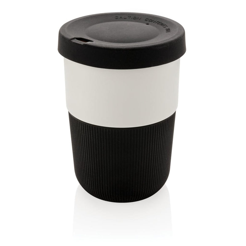 Tazza coffee to go in PLA 380ml nero - personalizzabile con logo
