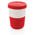 Tazza coffee to go in PLA 380ml rosso - personalizzabile con logo