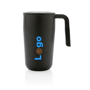 Tazza con manico in PP e SS riciclati GRS 480ml - personalizzabile con logo
