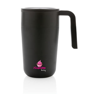 Tazza con manico in PP e SS riciclati GRS 480ml - personalizzabile con logo