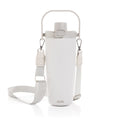 Tazza con tracolla Avira Ayala in rAcciaio RCS 600ml bianco - personalizzabile con logo