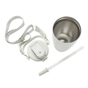 Tazza con tracolla Avira Ayala in rAcciaio RCS 600ml - personalizzabile con logo