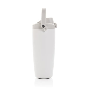 Tazza con tracolla Avira Ayala in rAcciaio RCS 600ml - personalizzabile con logo