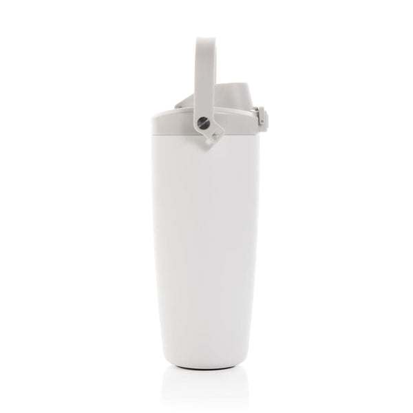 Tazza con tracolla Avira Ayala in rAcciaio RCS 600ml - personalizzabile con logo