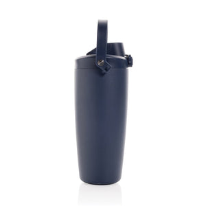 Tazza con tracolla Avira Ayala in rAcciaio RCS 600ml - personalizzabile con logo