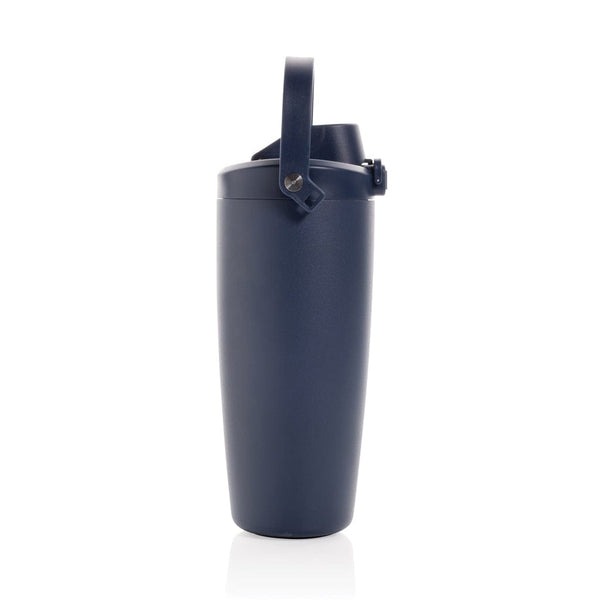 Tazza con tracolla Avira Ayala in rAcciaio RCS 600ml - personalizzabile con logo