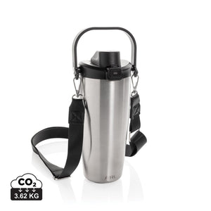 Tazza con tracolla Avira Ayala in rAcciaio RCS 600ml - personalizzabile con logo