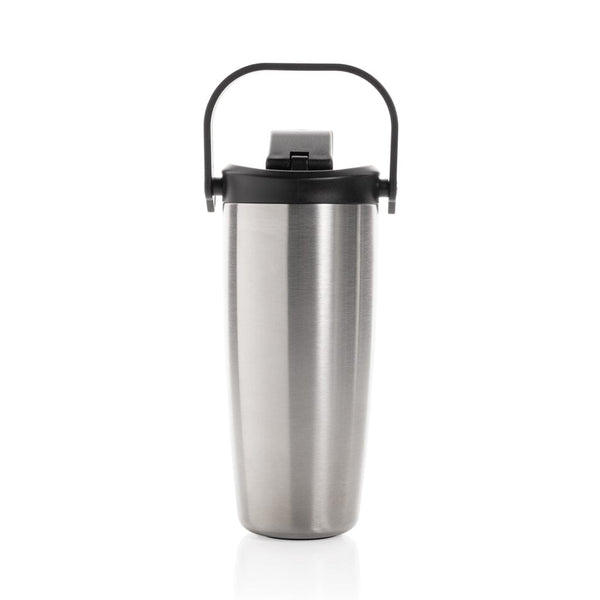 Tazza con tracolla Avira Ayala in rAcciaio RCS 600ml - personalizzabile con logo
