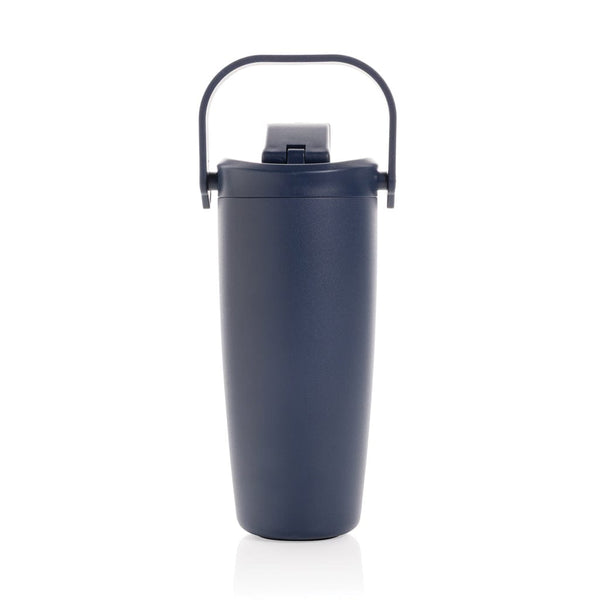 Tazza con tracolla Avira Ayala in rAcciaio RCS 600ml - personalizzabile con logo