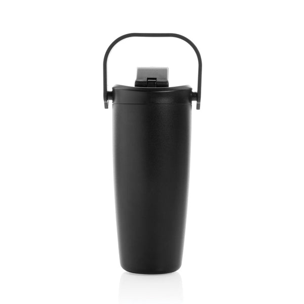 Tazza con tracolla Avira Ayala in rAcciaio RCS 600ml - personalizzabile con logo