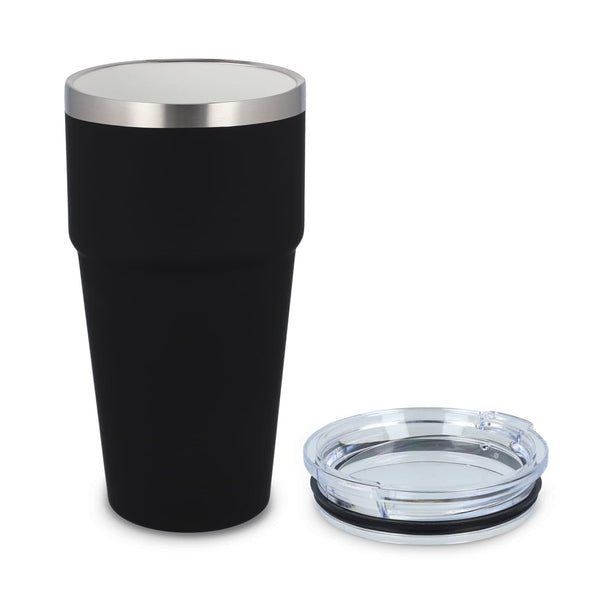 Tazza da auto in ceramica soft touch 500ml - personalizzabile con logo