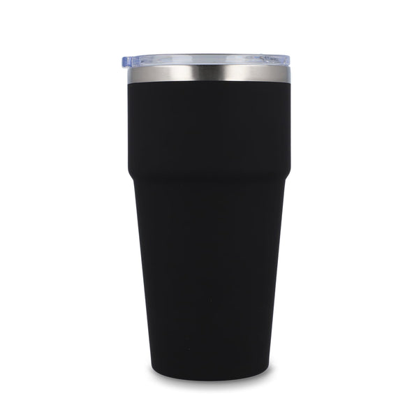 Tazza da auto in ceramica soft touch 500ml - personalizzabile con logo