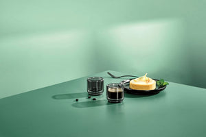 Tazza da caffè AdHoc Impact da 45 ml, set da 2 pezzi trasparente - personalizzabile con logo