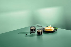 Tazza da caffè AdHoc Impact da 45 ml, set da 2 pezzi trasparente - personalizzabile con logo