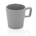 Tazza da caffè in ceramica modern grigio - personalizzabile con logo