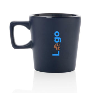 Tazza da caffè in ceramica modern - personalizzabile con logo