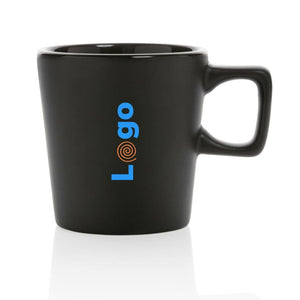 Tazza da caffè in ceramica modern - personalizzabile con logo