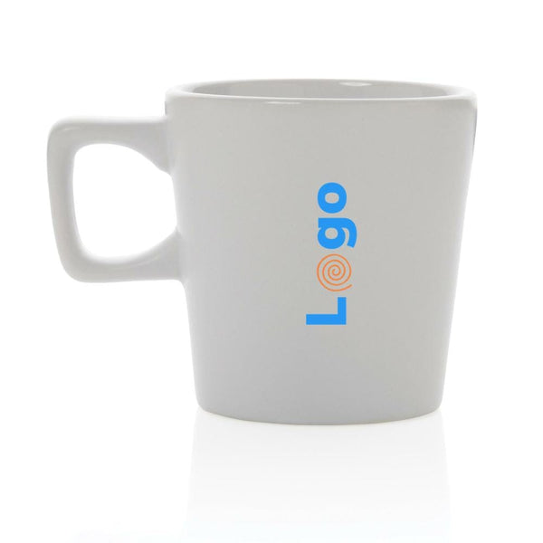 Tazza da caffè in ceramica modern - personalizzabile con logo