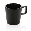 Tazza da caffè in ceramica modern nero - personalizzabile con logo