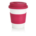 Tazza da caffè in ECO PLA rosa - personalizzabile con logo