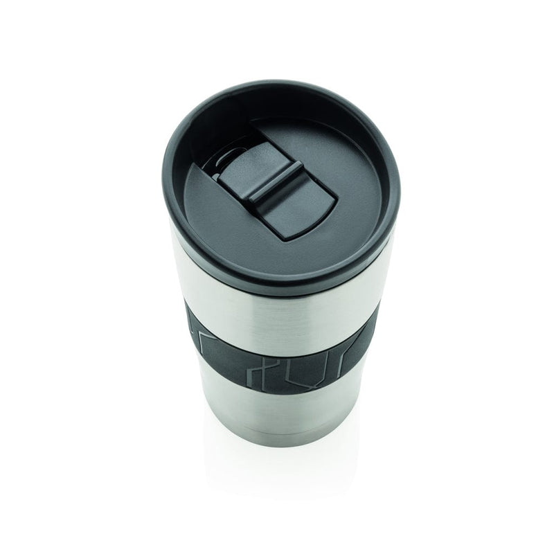 Tazza da caffé isolata a vuoto color argento - personalizzabile con logo