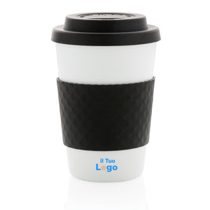 Tazza da caffè riutilizzabile 270ml - personalizzabile con logo