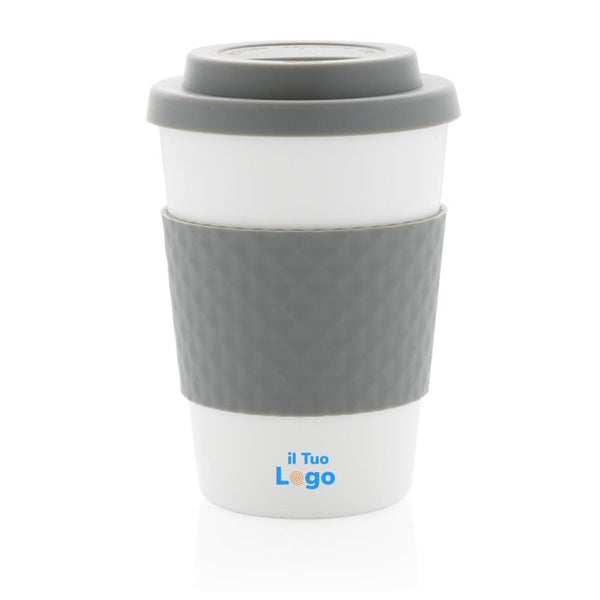 Tazza da caffè riutilizzabile 270ml - personalizzabile con logo