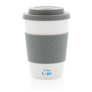 Tazza da caffè riutilizzabile 270ml - personalizzabile con logo