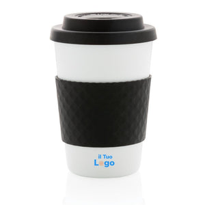 Tazza da caffè riutilizzabile 270ml - personalizzabile con logo